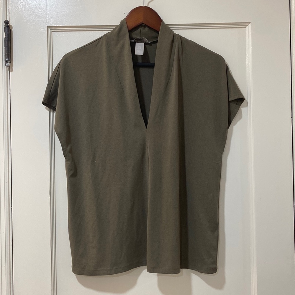 H&M Flowy V-Neck Blouse
